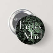 Button van het tuinhuwelijk: Bridesmaid (Voorkant /achterkant)
