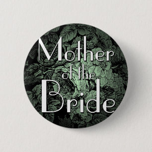 Button van het tuinhuwelijk: moeder van de bride