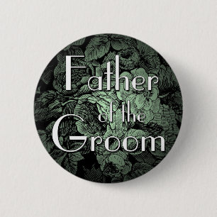Button van het tuinhuwelijk: Vader van de Groom