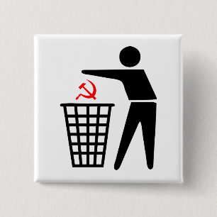 Button van het vuilcommunisme