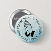 Button van het Wereldvredesgebed (Voorkant /achterkant)