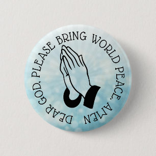 Button van het Wereldvredesgebed