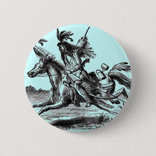 Button van Indian Horseback (Voorkant)