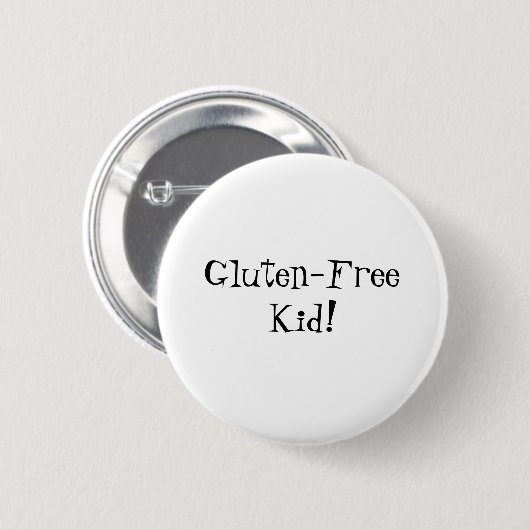 Button van Kind zonder glutenvrij (Voorkant /achterkant)