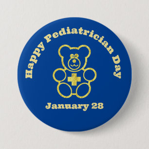 Button van kinderdagverblijf Gold Medical Teddy Be