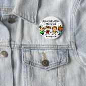 Button van koloniale mam Playgroup Logo (In situ)