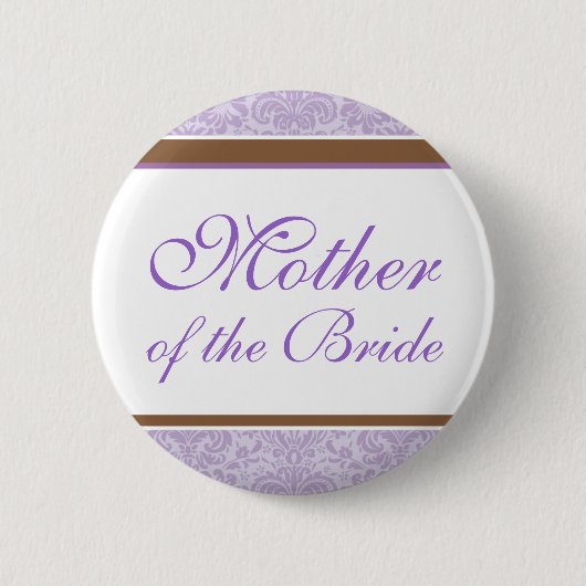 Button van Lavender Wedding Party (Voorkant)