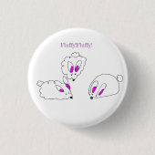 Button van liffe konijnen (Voorkant)