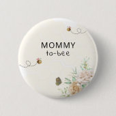 Button van mammie tot Baby shower (Voorkant)