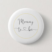 Button van mammie tot Baby shower (Voorkant)