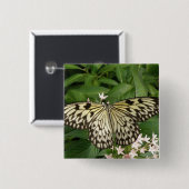 Button van papiermijt Butterfly (Voorkant /achterkant)