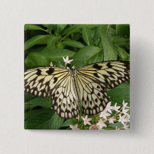 Button van papiermijt Butterfly