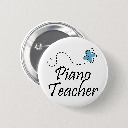 Button van piano-leraar (Voorkant /achterkant)