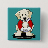 Button van reddingslaboratorium (Voorkant)