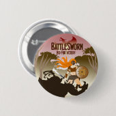 Button van slagerij (Voorkant /achterkant)