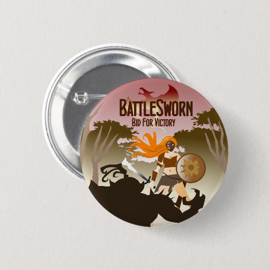 Button van slagerij (Voorkant /achterkant)