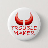Button van Trouble Maker en Devil Horns (Voorkant)