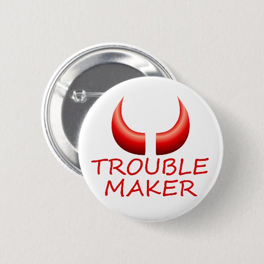Button van Trouble Maker en Devil Horns (Voorkant /achterkant)