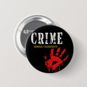 Button van vingerafdrukken van criminelen (Voorkant /achterkant)