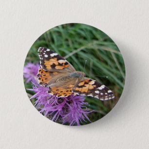 Button van vlinder