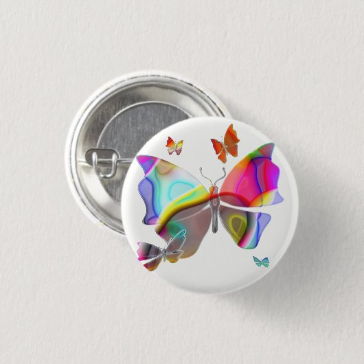 Button van vlinder (Voorkant /achterkant)