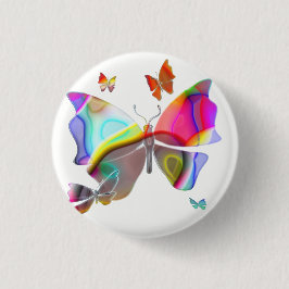 Button van vlinder