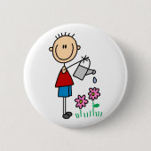 Button van watering bloemen (Voorkant)