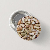 Button van wijnkurken (Voorkant /achterkant)