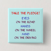 Button "VEILIGE RIJPLAATS" (Voorkant)