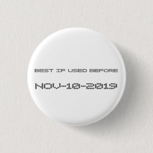 Button verkoopdatum (Voorkant)