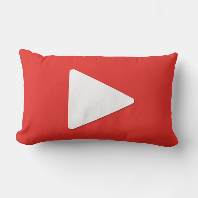Button video afspelen | Vlogging Pillow Kussen (Voorkant)