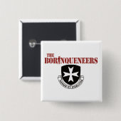 Button - Vierkante borinquenten (Voorkant /achterkant)