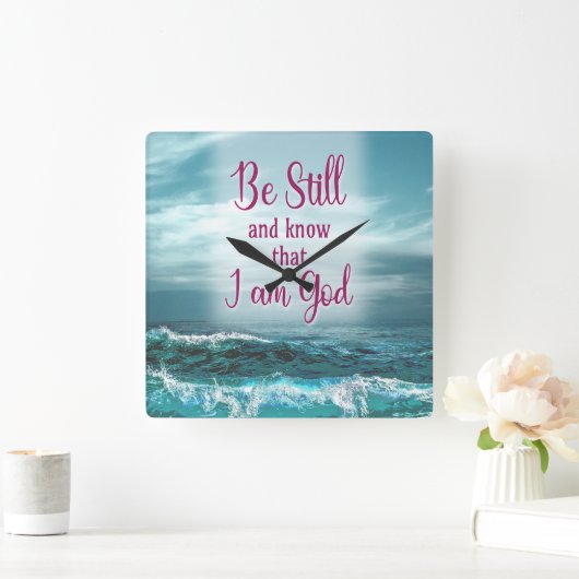 Button Vierkante Klok (Huis)