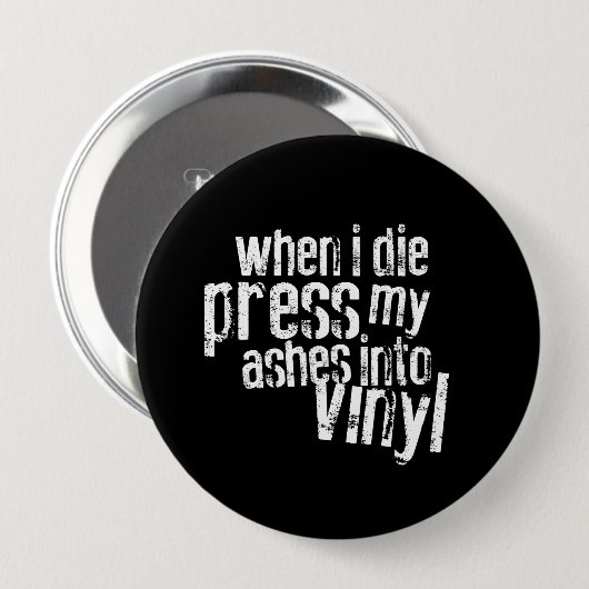 Button Vinylcitaat (Voorkant /achterkant)