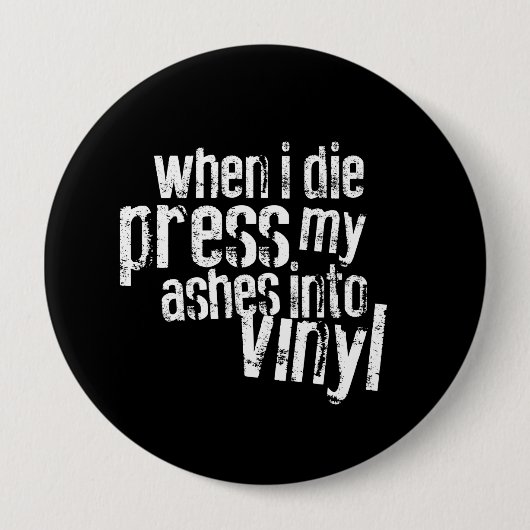 Button Vinylcitaat (Voorkant)
