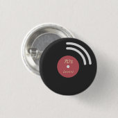 Button vinylrecord (Voorkant /achterkant)