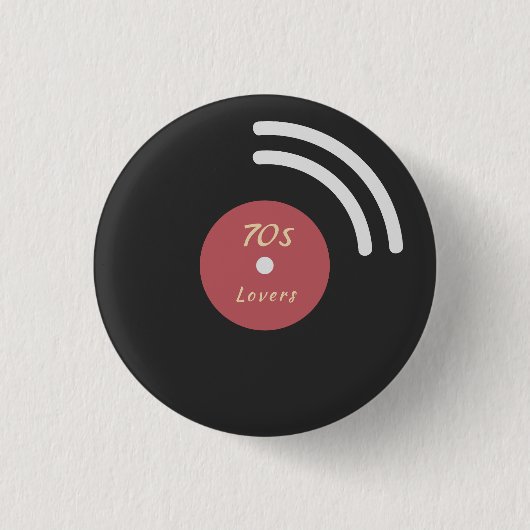 Button vinylrecord (Voorkant)