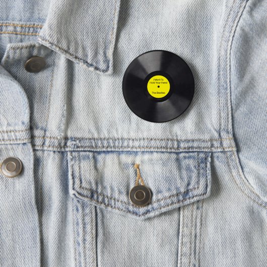 Button vinylrecord (In situ)