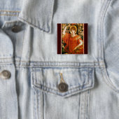 Button: Visie van Fiammetta Vierkante Button 5,1 Cm (In situ)