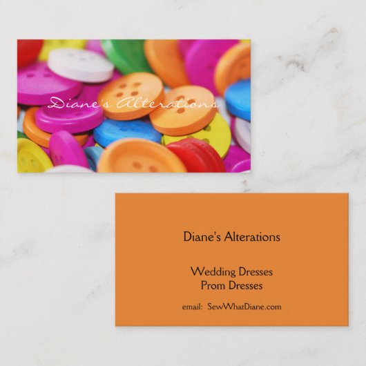 Button Visitekaartje (Voorkant / Achterkant)