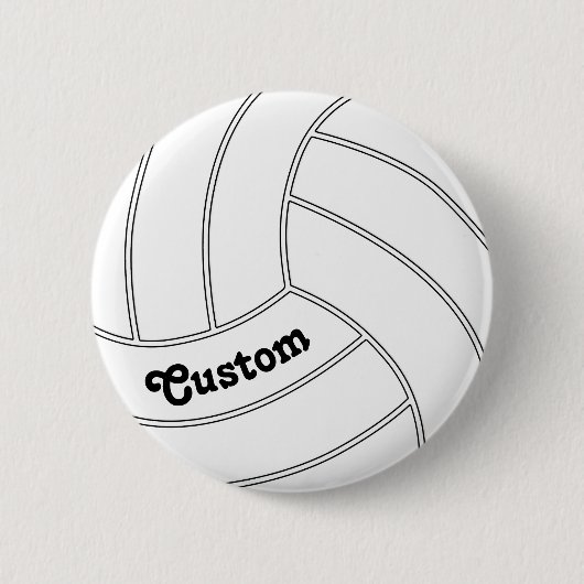  Button Volleyball Round (Voorkant)