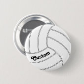  Button Volleyball Round (Voorkant /achterkant)