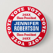 Button voor aangepaste President-Sjabloon (Voorkant)