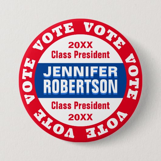 Button voor aangepaste President-Sjabloon (Voorkant)