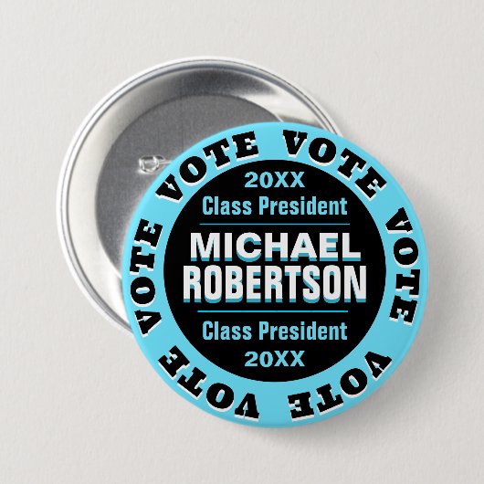 Button voor aangepaste President-Sjabloon (Voorkant /achterkant)