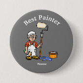 Button voor beste huisschilder voor ouder Man (Voorkant)