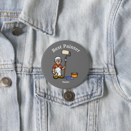 Button voor beste huisschilder voor ouder Man (In situ)