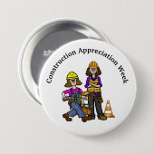 Button voor bouwwaardering voor vrouwen (Voorkant /achterkant)