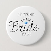 Button voor bruid om te zijn (Voorkant)