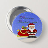 Button voor de kerstkerstkerstkerstkerstkerstkerst (Voorkant /achterkant)